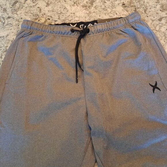 Game Time Men's Joggers Rapid Dry Tech - Medium Gray w/ Black drawstring waist - Picture 2 of 5